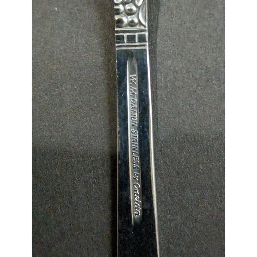 Oneida Northland (Stainless, WM Dalton‎ glassy finish salad fork 6 1/2 in set